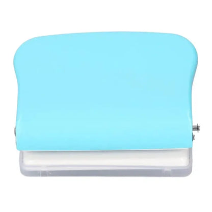 Handheld Portable Spiral Binding Machine for A4 A5 A6 A7 Paper, Round Hole Punch, Light Blue for School and Home Use - Image 2