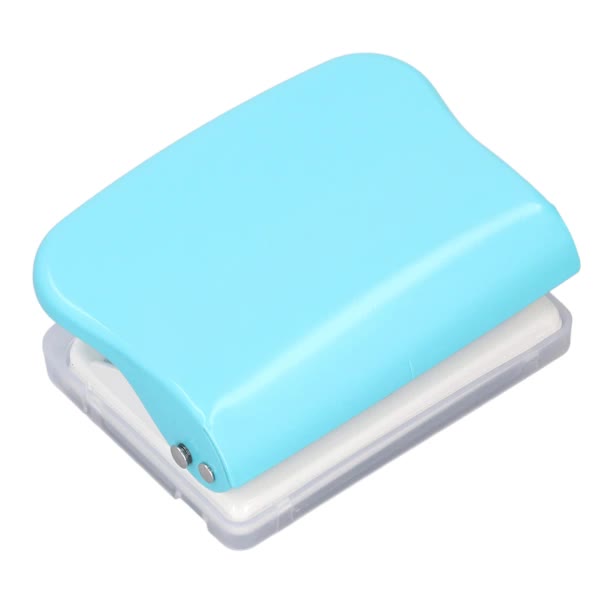 Handheld Portable Spiral Binding Machine for A4 A5 A6 A7 Paper, Round Hole Punch, Light Blue for School and Home Use - Image 4