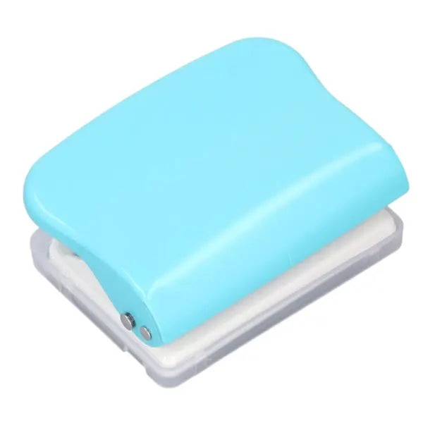 Handheld Portable Spiral Binding Machine for A4 A5 A6 A7 Paper, Round Hole Punch, Light Blue for School and Home Use - Image 4