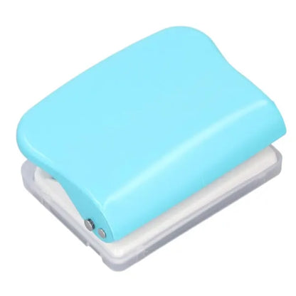 Handheld Portable Spiral Binding Machine for A4 A5 A6 A7 Paper, Round Hole Punch, Light Blue for School and Home Use - Image 4