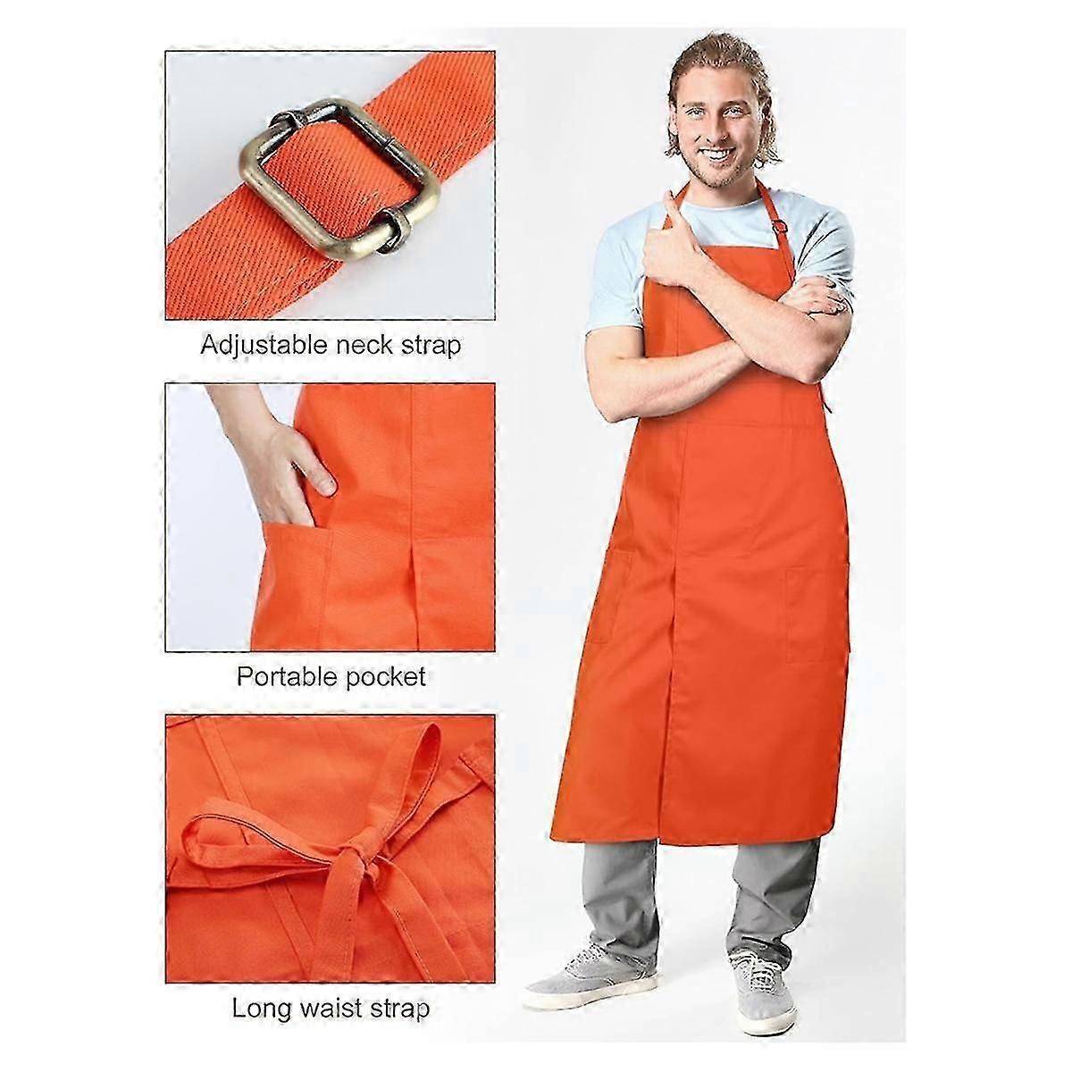 Ceramic Aprons with Split Legs for DIY, 2PCS Long Aprons for Women and Men - Image 5