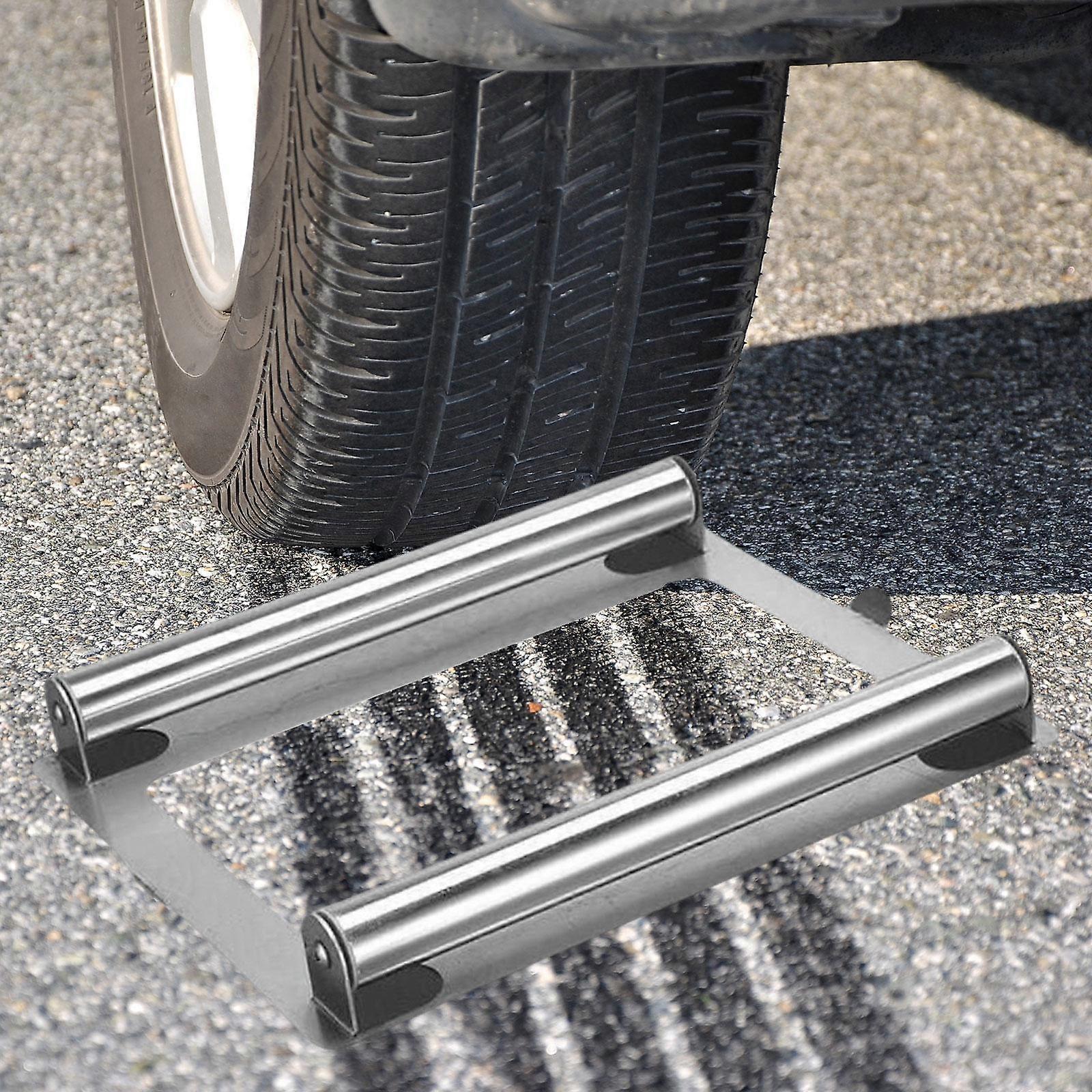 Steel Tire Shine Applicator Wheel Rim Cleaning Stand for Tire Maintenance - Image 3