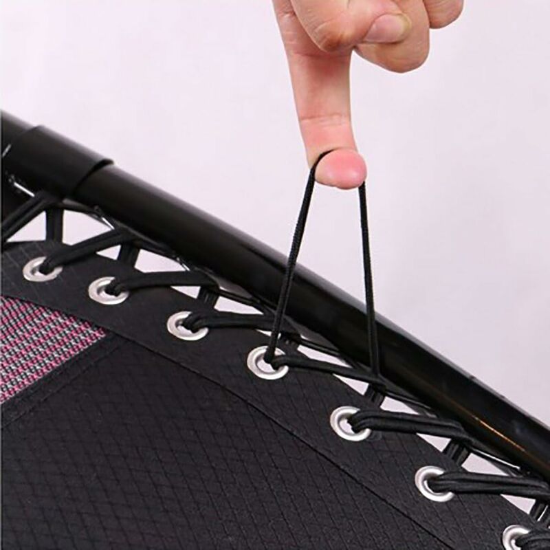 Drawstring, rubber band, folding chair accessories (black export (a set of 2 long and 2 short)), - Image 4