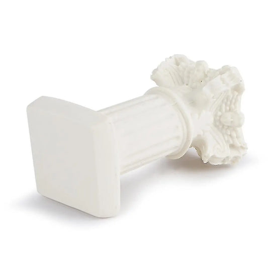 White Roman Pillar Greek Pillar Statue Indoor and Outdoor Modern Style Mini Resin Decoration (1 pc, white) - Image 3