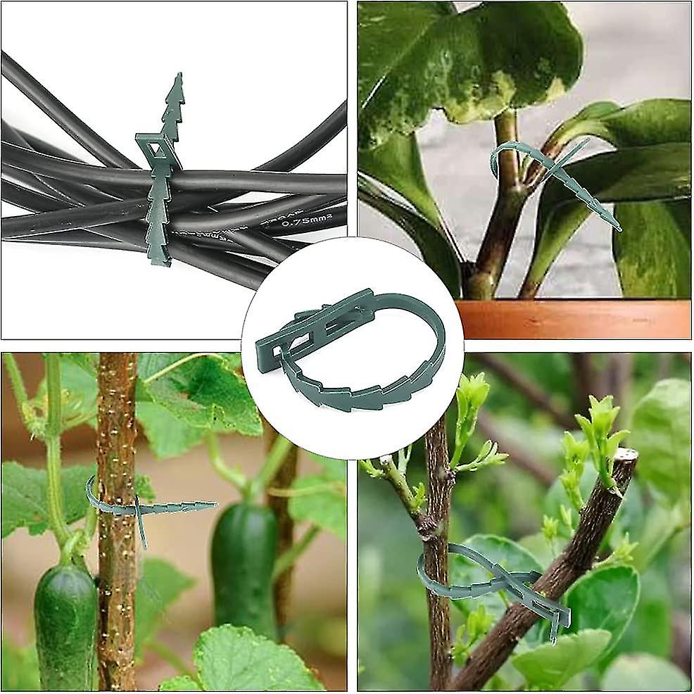 Adjustable Plant Ties 200 Pcs, 13.5 cm Flexible Plastic Garden Wire Ties for Plant Support - Image 5