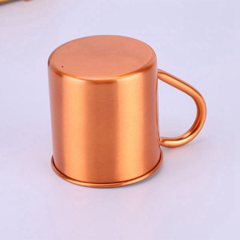 Sports Products Straight Cup Handle Cocktail Cup Pure Copper Mug - Image 2