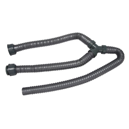Washing Machine PVC Y-Shaped Drain Hose 1m Pipe Connector - Image 3