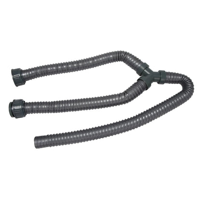 Washing Machine PVC Y-Shaped Drain Hose 1m Pipe Connector - Image 3
