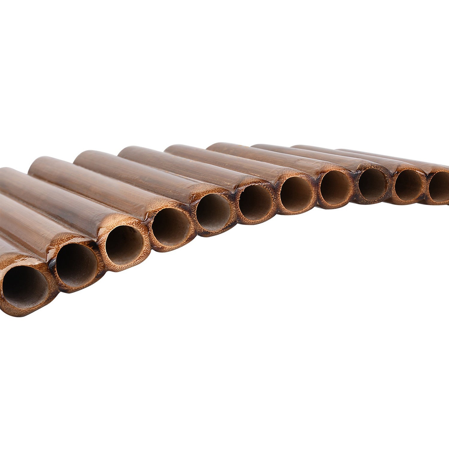 Handmade 15-Pipe Bamboo Pan Flute Natural Woodwind Instrument G-Tone - Image 4