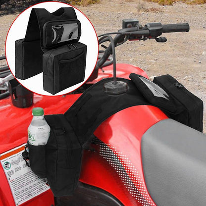 ATV UTV Motorcycle Tank Saddle Bag with Waterproof Phone Storage Compatible with ATV UTV Models - Image 2