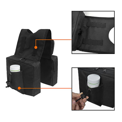 ATV UTV Motorcycle Tank Saddle Bag with Waterproof Phone Storage Compatible with ATV UTV Models - Image 3