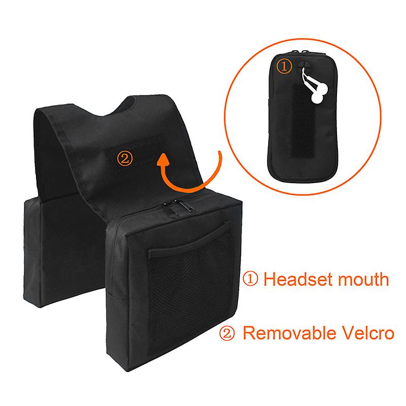 ATV UTV Motorcycle Tank Saddle Bag with Waterproof Phone Storage Compatible with ATV UTV Models - Image 4