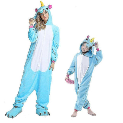 XL Unicorn Kigurumi Jumpsuit Pink Rose Pegasus Clothing Pajamas - Image 4