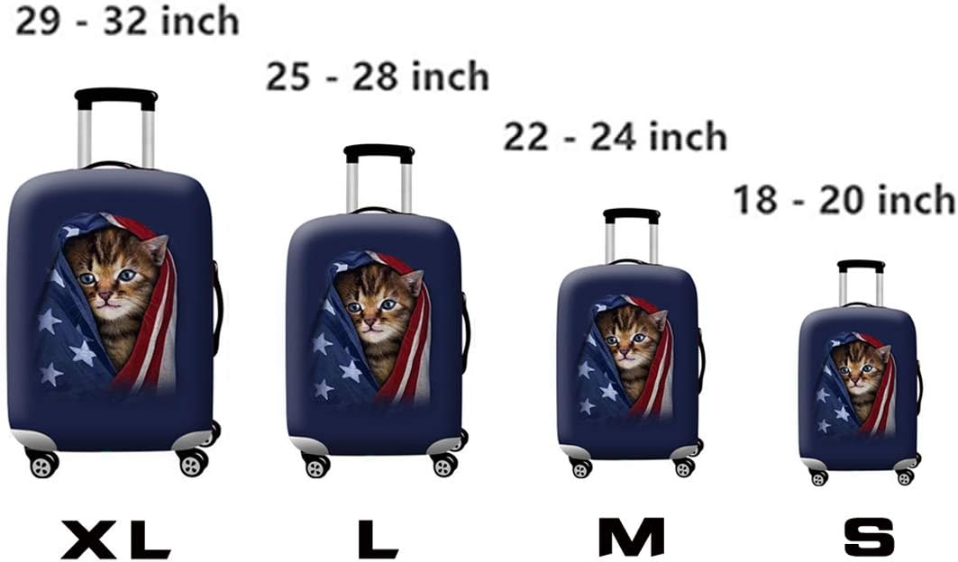 Suitcase Protective Bag Luggage Suitcase Cover Fits 18-32 Inch Suitcases Cat B Cat B XL - Image 2