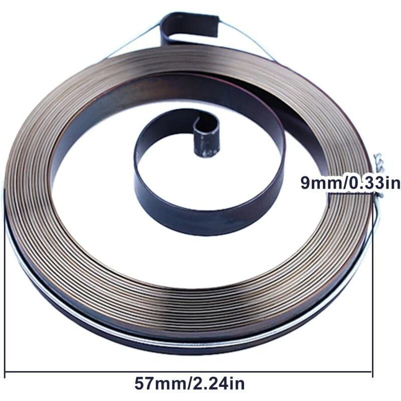Compatible with Stihl FC55, FS55, FS45, FS46, FS38, HL45 Trimmer Starter Cord with Spring and Detent - Image 2