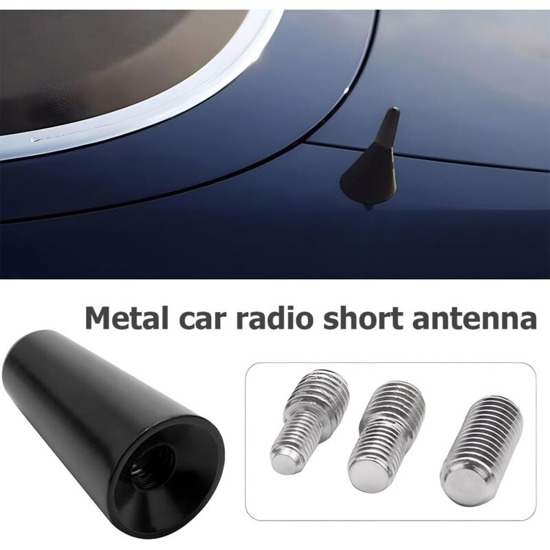 Universal Short Car Antenna 3cm Amplified Rod for Car Radio Stereo Compatible with All Vehicles - Image 2