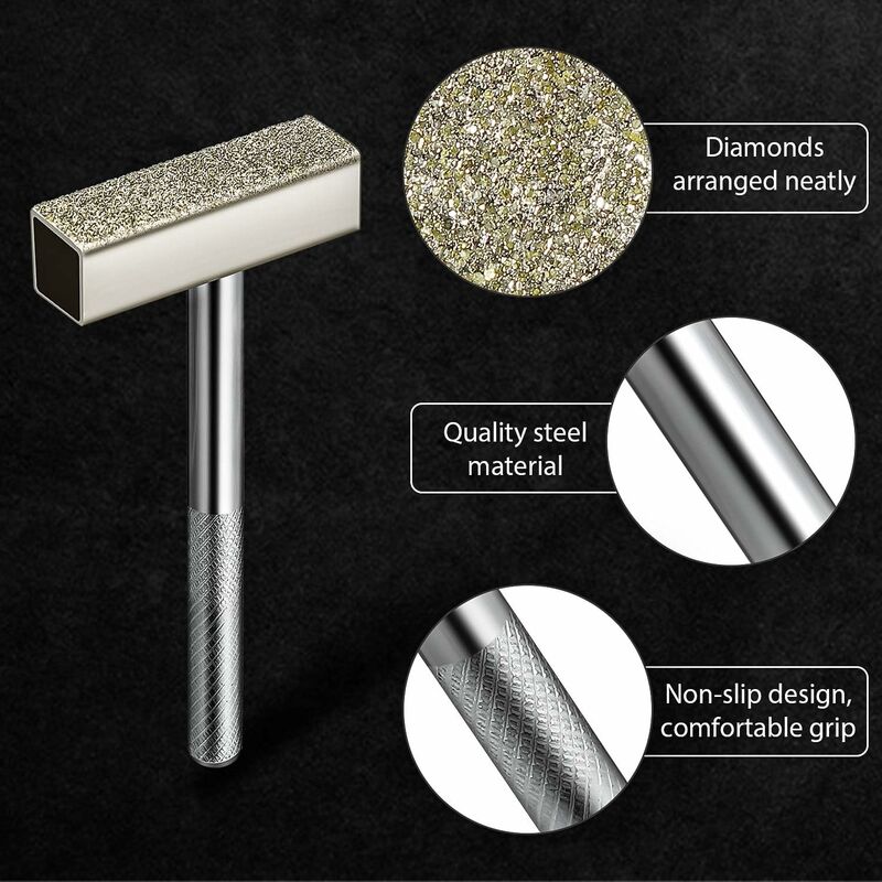 3pcs Diamond Grinding Wheel Sharpeners Silver Sharpening Deburring Wheels Bench Grinder Tool - Image 4