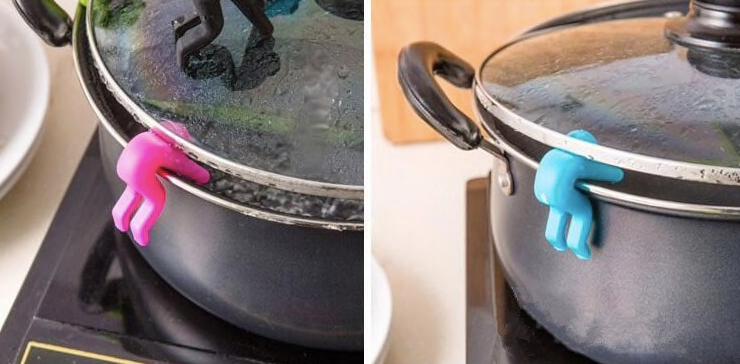 2pcs Boil-Over Protection Guys - Avoid Boiling Black - Image 4