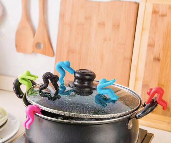 2pcs Boil-Over Protection Guys - Avoid Boiling Black - Image 5