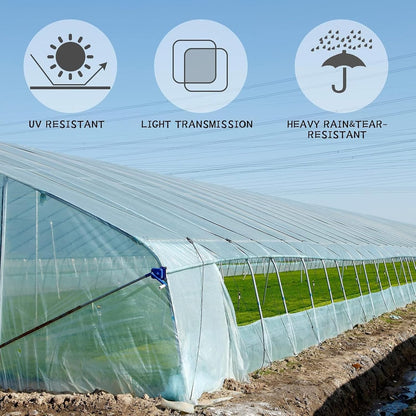(Special Offer) 2x6m Polyethylene Greenhouse Film, Transparent, Extra Thick Garden Film for Foil Tunnels 10 m - Image 4