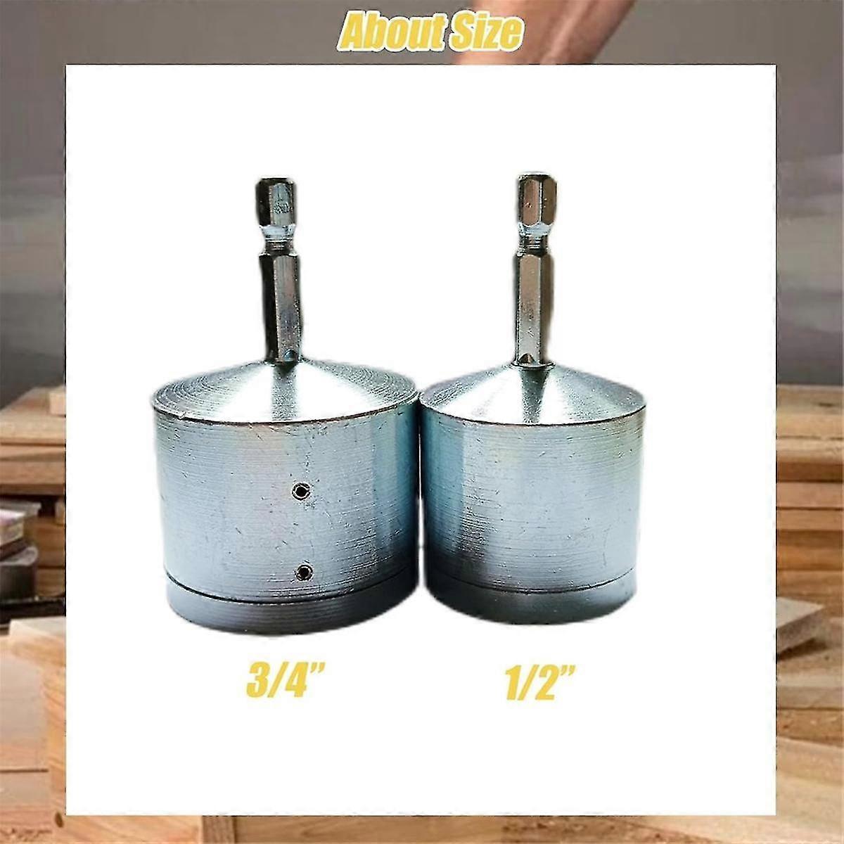 2-Pack Copper Pipe Cleaning Brush, Full-Metal HVAC Pipe Cleaning Brush for Drill Power 1/4in Shaft - Image 3