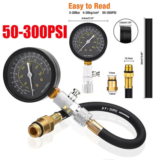 Universal Engine Compression Tester Professional Cylinder Compression Meter for Motorcycle - Image 4