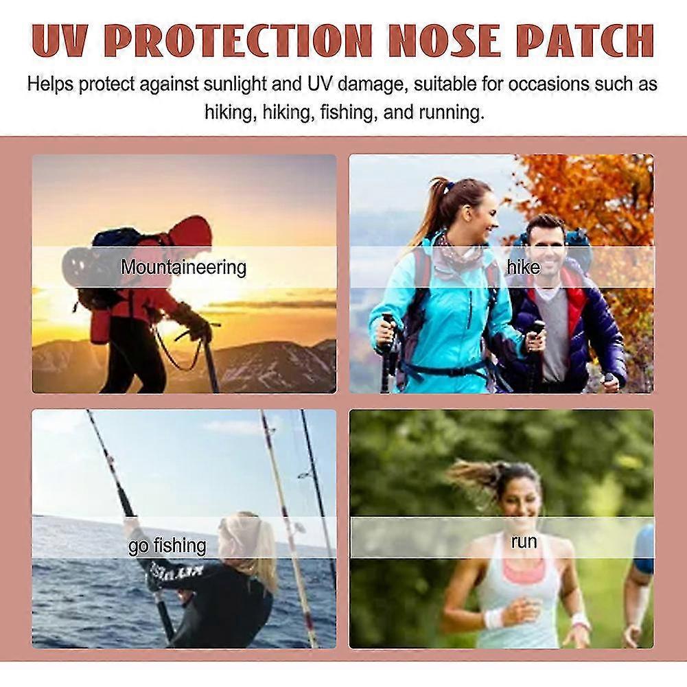 UV Protection Sport Sunscreen Nose Patch 24 pcs Skin-friendly Outdoor Sun Nose Sticker - Image 2