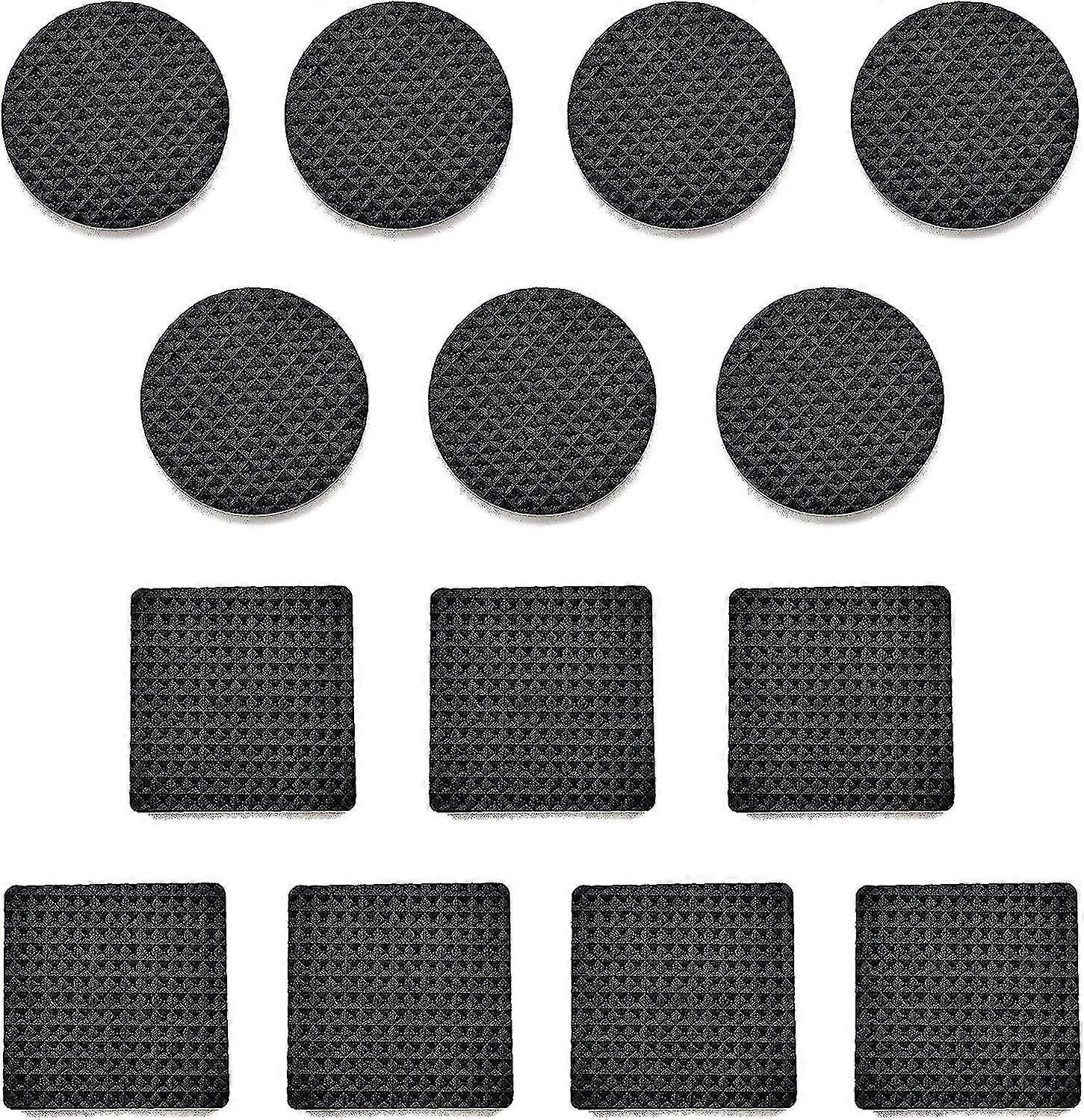 Non-Slip Rubber Pads 60 Pieces Self-Adhesive Furniture Protectors for Wooden Floors Tables Chairs Bed Legs - Image 2