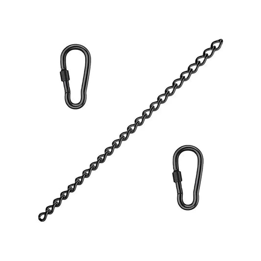 Hanging Chair Extension Chain Stainless Steel with Two Carabiners for Hammock and Hanging Chair - Image 2