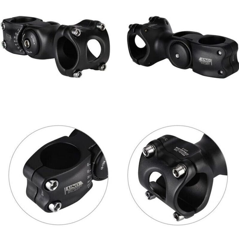 31.8 Adjustable Stem 110mm 0 60 Degree Adjustable Stem for Most Mountain Bike Road Bike, by DEBUNS - Image 3