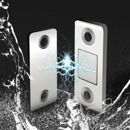 4/8-pack Self-Adhesive Magnetic Cabinet Door Catches Stainless Steel Magnet Lock for Kitchen Cabinet Magnetic Closing Drawer Cupboard Door Lock. - Image 2