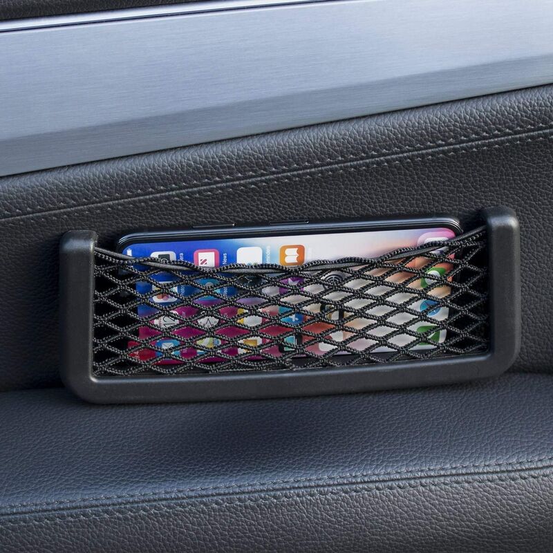 Universal Car Mesh Pocket Organizer for Phones and Glasses - Car Storage Net Compatible with All Cars - Image 4