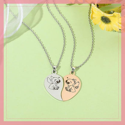 Party Stitch Necklace, Stitch Gift Jewelry, Stainless Steel Necklace - Image 4