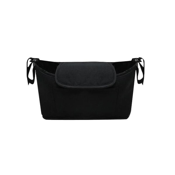 Baby Organizer Stroller Accessories Bag Large Space for All Strollers（Black）