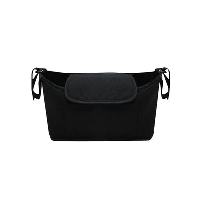 Baby Organizer Stroller Accessories Bag Large Space for All Strollers（Black）