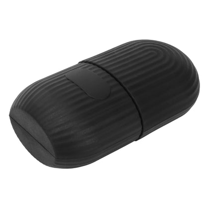 Ice Facial Roller Cold Ice Mold Holder Silicone Reusable for Facial Beauty DIY Facial Care Black Striped Black - Image 3
