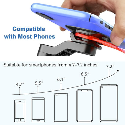 Quad Lock Out Front Bike Mount Twist Lock Mountain Bike Cradle Compatible withSamsung Xiaomi - Image 3