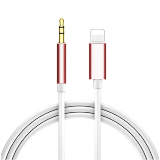 Compatible with Apple Aux Cable 1m Pink iPhone and Car Audio 3.5mm Auxiliary Cable