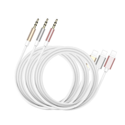 Compatible with Apple Aux Cable 1m Pink iPhone and Car Audio 3.5mm Auxiliary Cable - Image 2