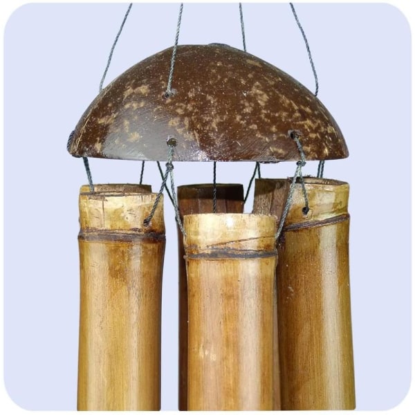 Bamboo wind chime, good sound, decorative for the garden and - Image 4