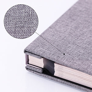 Self-Adhesive Photo Album 27 * 28 cm Scrapbook Album 40 Double-Sided Pages Linen Hardcover DIY Anniversary Memory Book for Baby - Image 3