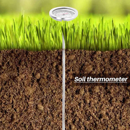 Compost soil thermometer 50 cm length stainless steel - Image 5