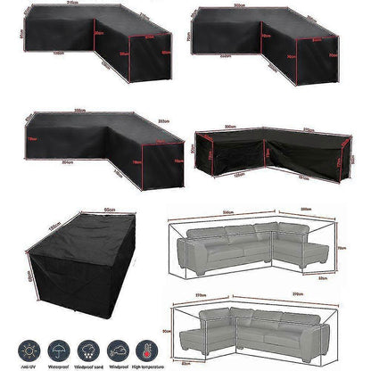 High quality waterproof furniture cover 260*192*82cm 260*192*82cm - Image 5