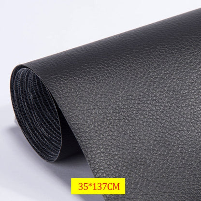 Leather Repair Patch Self-Adhesive Sofa Fix Red 35x137cm - Image 2