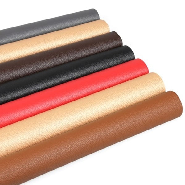 Leather Repair Patch Self-Adhesive Sofa Fix Red 35x137cm - Image 3