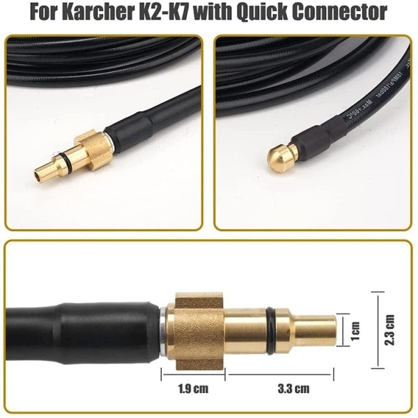 Kärcher drain cleaner 15m accessories for high pressure washers-Xin-Xin - Image 3