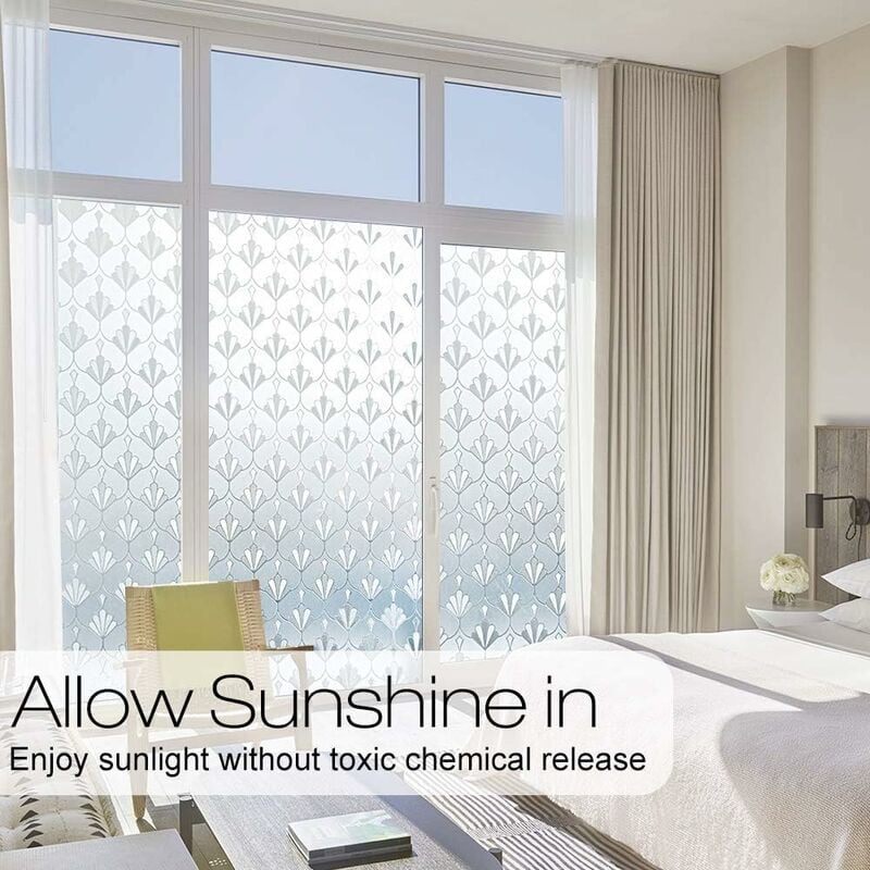 Static Cling Window Film for Privacy, Reusable Blackout - Image 3