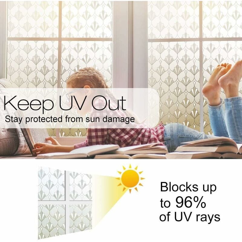 Static Cling Window Film for Privacy, Reusable Blackout - Image 4