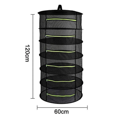 Drying Net, Foldable Mesh Hydroponic Drying Rack Drying Net for Herbs - Image 4