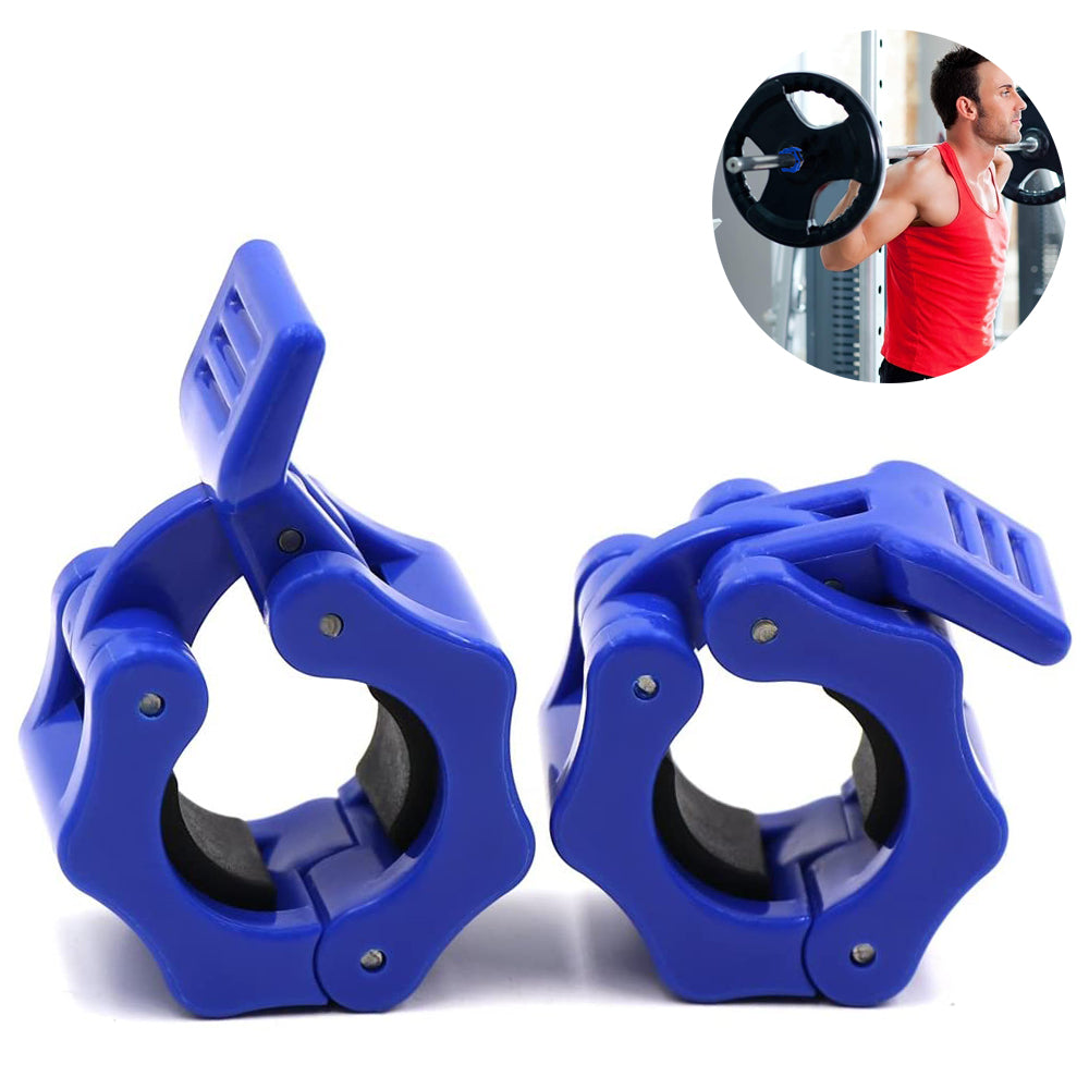 2 pcs Gym Barbell Clamps Quick Release Barbell Collar Clamps for - Image 2